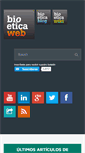 Mobile Screenshot of bioeticaweb.com